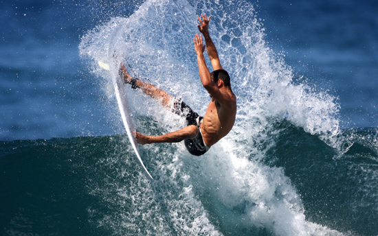 Surfing in Margaret River